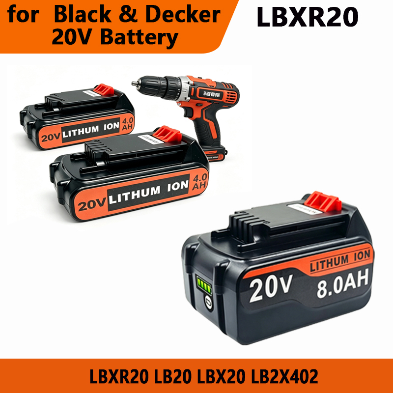 Black+Decker Tool Cordless - 3/4/6/8Ah Uzun Çalışma Süreli BL2018 Lityum