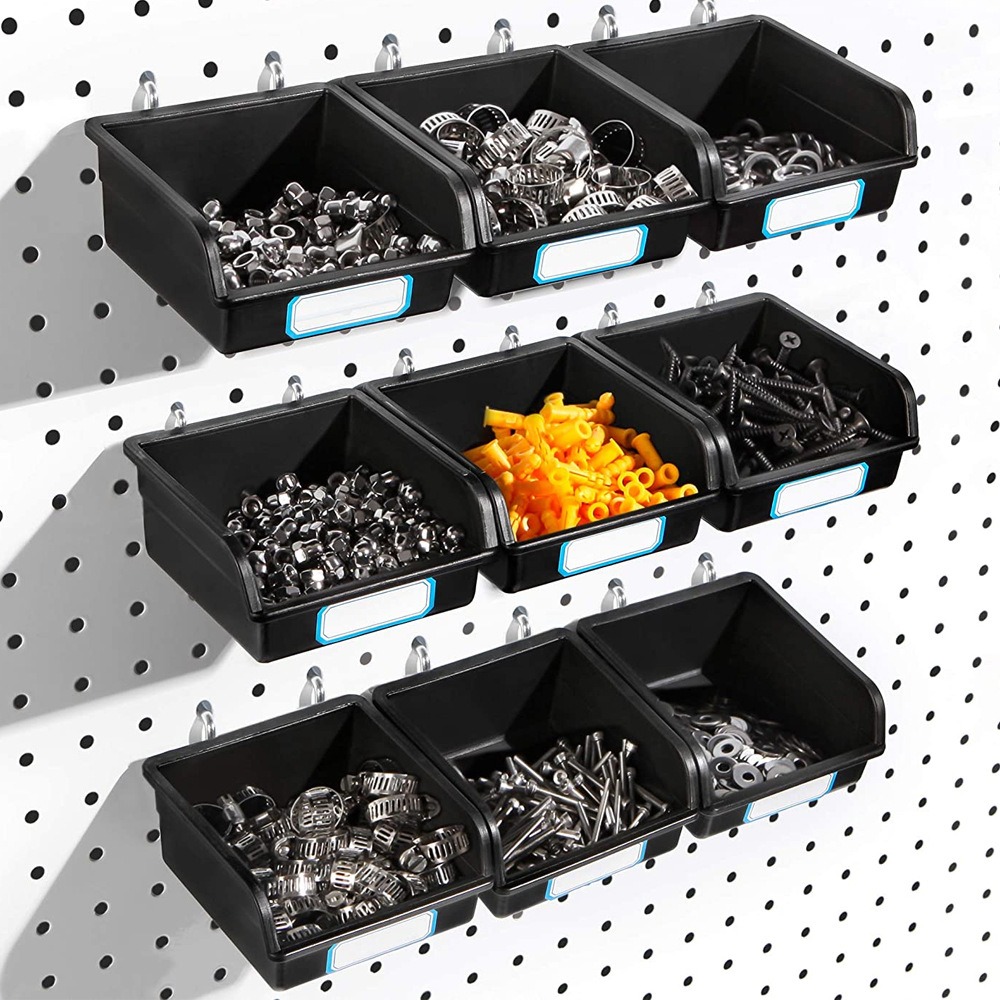 Tools Box For Workshop - 1/6 takım delikli pano kutuları kancalar