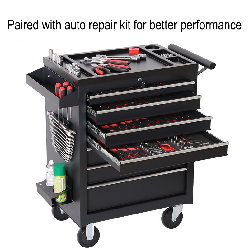 Workshop Tools Box - 5 Çekmeceli Saklama Alet Kutusu Arabası