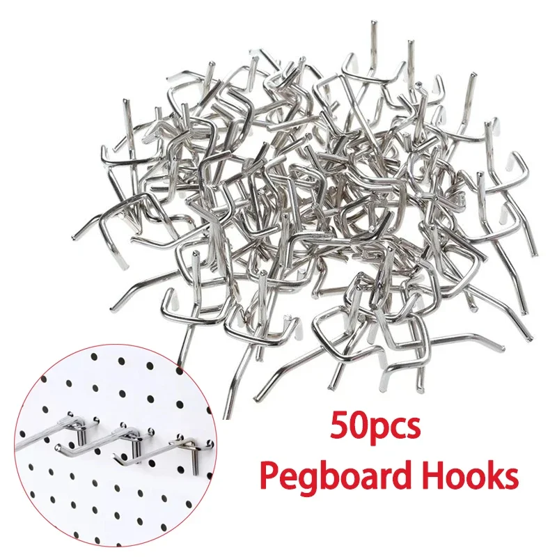 Workshop Tools Store - Pegboard Kancaları 50 adet Mandal Kurulu