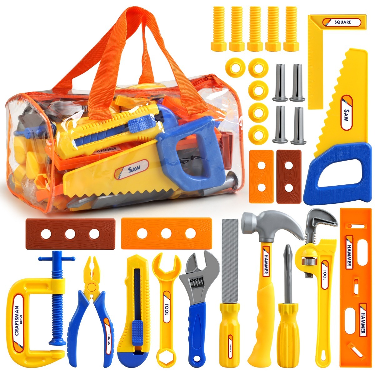 Tools Workshop For Kids - Simülasyon Bakım Aracı Plastik İnşaat Oyuncak