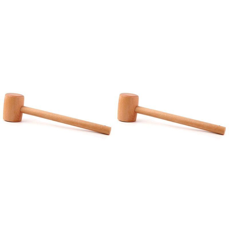 Mallet Wood Carving - AT05-2X Kayın Ağacı Deri Oyma Çekiç