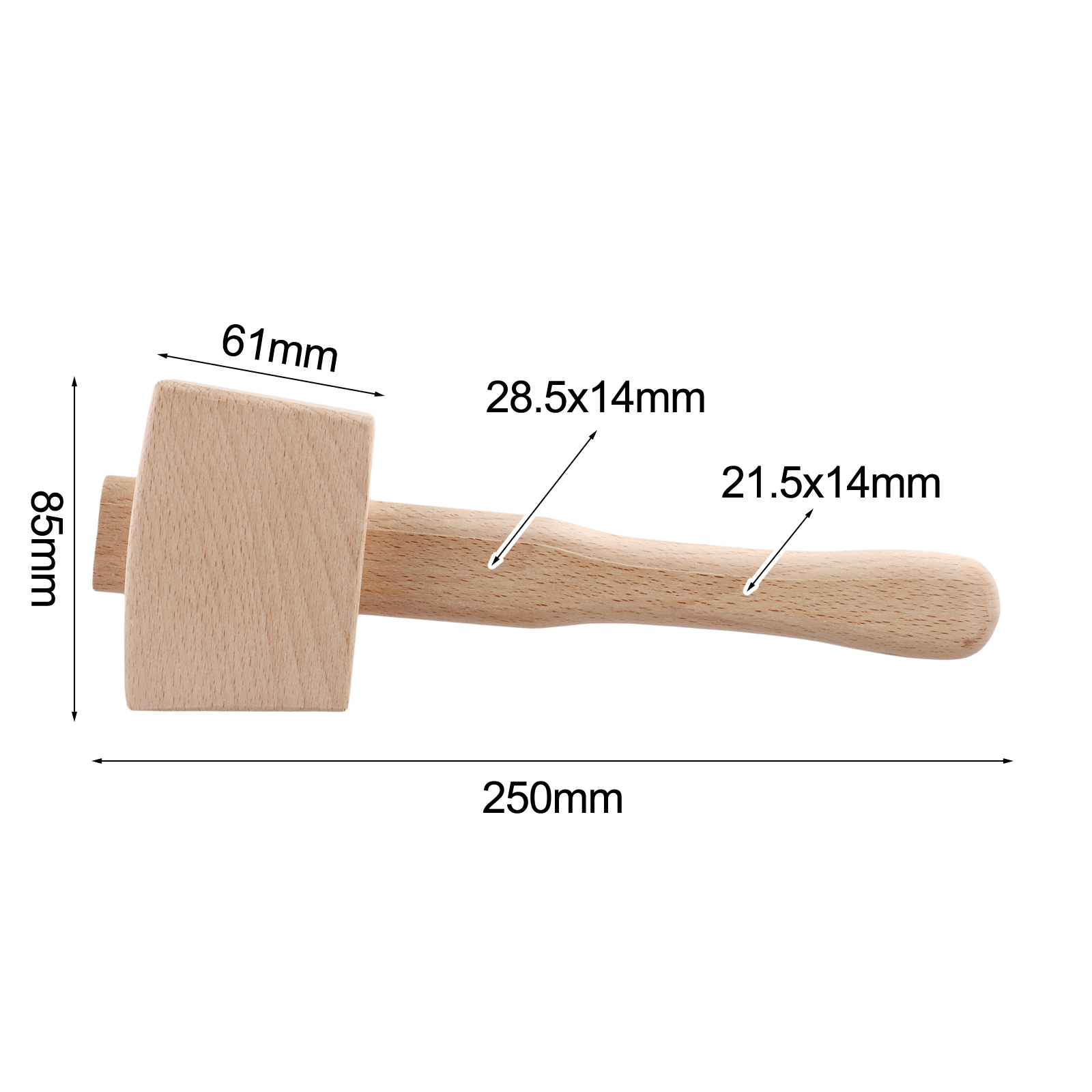 28.5*14mm Ahşap İşleme Çekiç M - Mallet Wood Carving incelemesi ve fiyatı