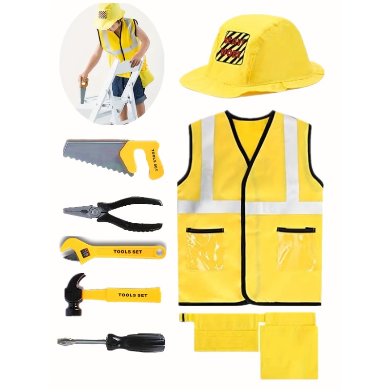 Küçük Çocuk İnşaat İşçisi Yele - Tools Workshop For Kids incelemesi ve fiyatı