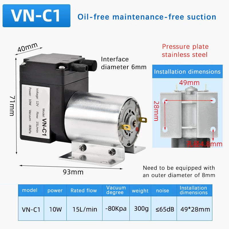VN-C1 Mikro DC Vakum Pompası K - Tools Vn incelemesi ve fiyatı
